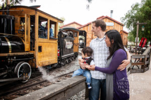 Every little boy loves a train! Old Poway Park never disappoints.