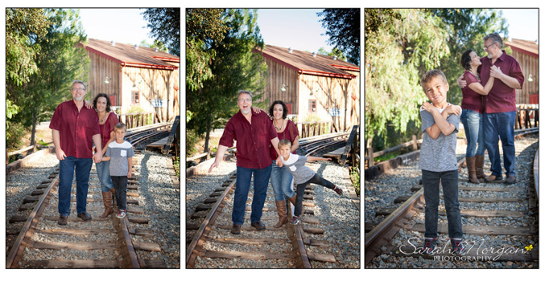 Gall Family Portrait in Old Poway Park